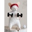 Wool Felt Workout Mouse Ornament (more designs)