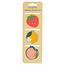 Set of 3 - Magnetic Bookmarks - Fruit