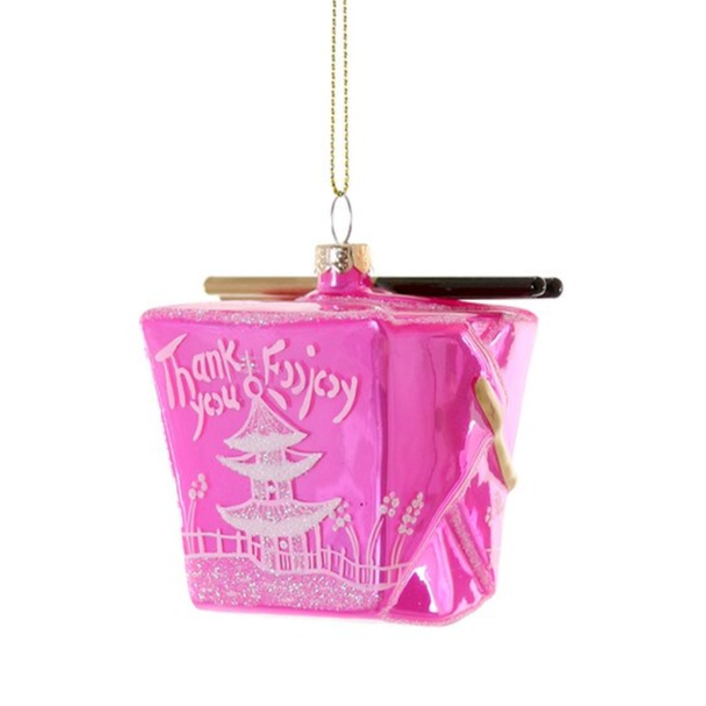 Chinese Take Out Box Ornament (more colours)
