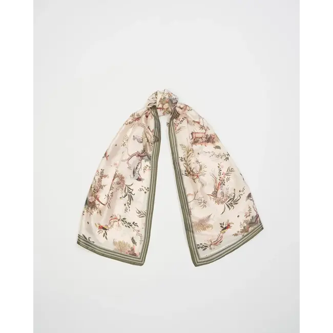 Fable England Wonderland Toile Silky Scarf