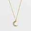 Fable England Nightshade Moon Gold Chain Necklace
