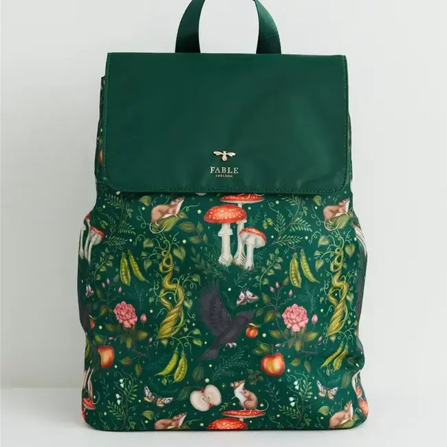 Fable England Catherine Rowe's Into the Woods Green Backpack