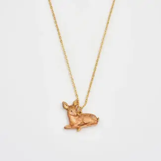 Fable England Necklace- Resting Fawn