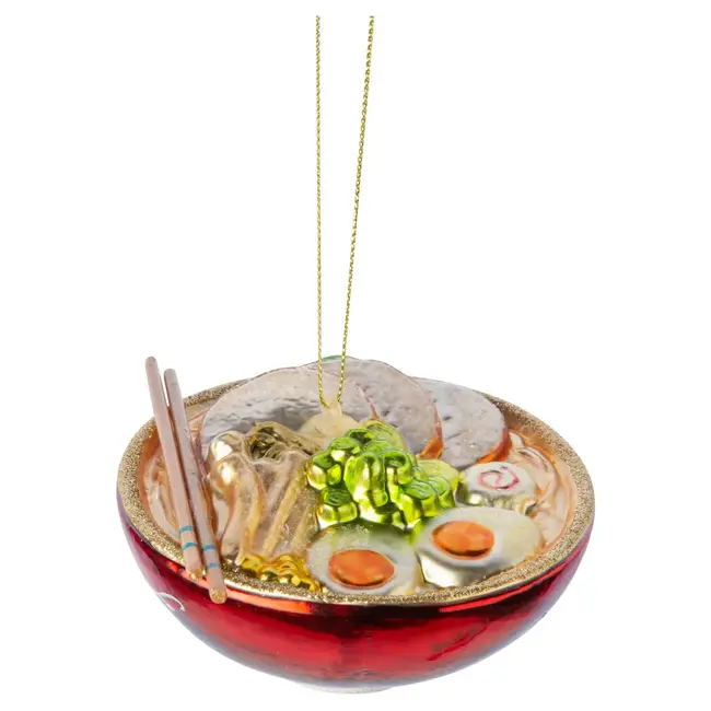 Glass Noodle Bowl Ornament