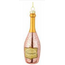 Glass Pink Champagne Bottle Ornament