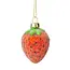 Glass Strawberry Ornament