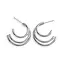 Hackney Nine Ailsa Hoop Earrings - Silver