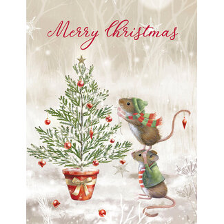 Leanin' Tree Card Box Set - Merry Christmas Mice