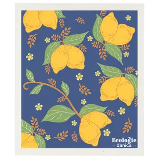 Danica Imports Provencal Lemons Swedish Sponge Cloth