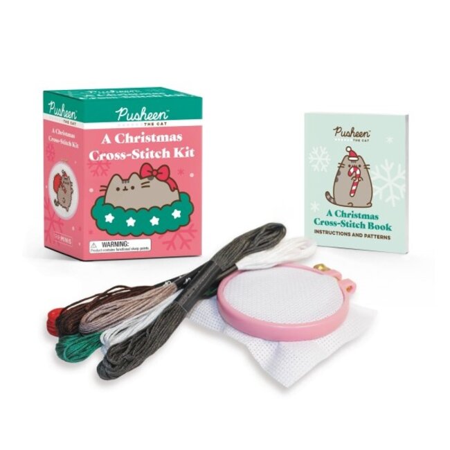 Pusheen: A Christmas Cross-Stitch Kit