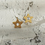 Hackney Nine Layla Star Stud Earrings - Gold