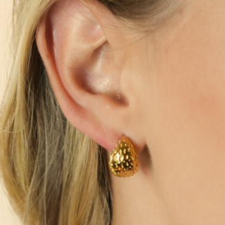 Hackney Nine Aversa Hoop Earrings - Gold