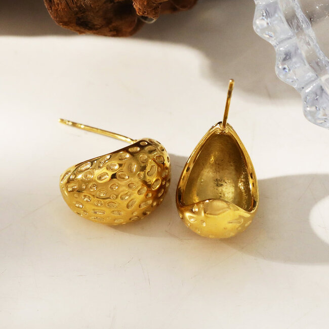 Hackney Nine Aversa Hoop Earrings - Gold