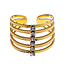 Hackney Nine Bondy Adjustable Stacked Ring