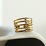 Hackney Nine Bondy Adjustable Stacked Ring