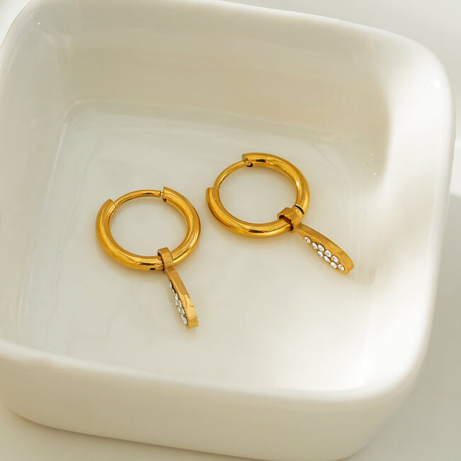 Hackney Nine Monterey Gold Earrings