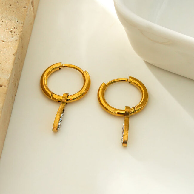 Hackney Nine Monterey Gold Earrings