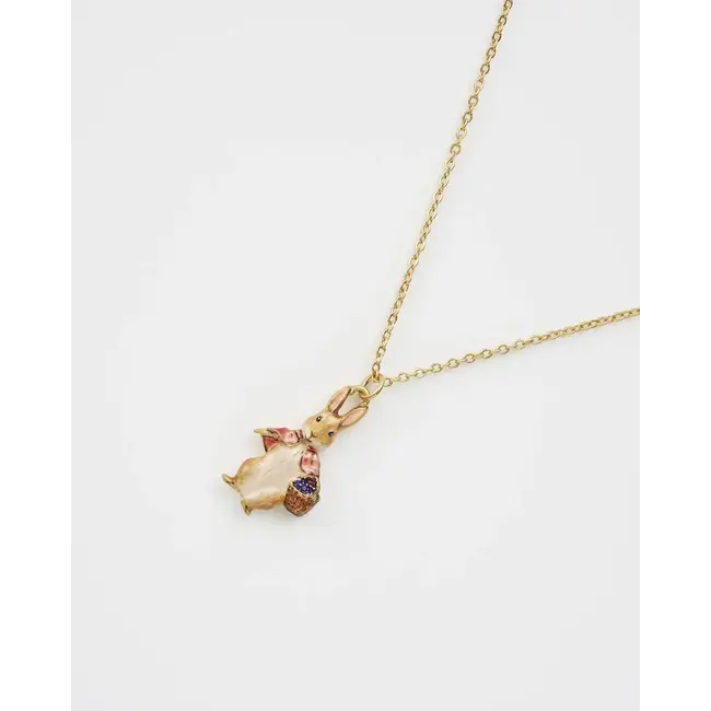 Fable England Peter Rabbit Cotton-Tail Toggle Necklace