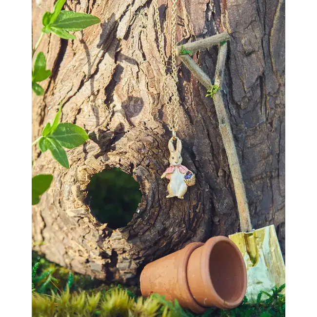 Fable England Peter Rabbit Cotton-Tail Toggle Necklace
