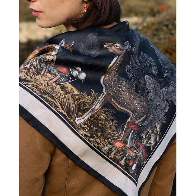 Fable England A Night's Tale Narrative Square Scarf