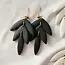 SageClayCo Dahlia Earrings - In Black