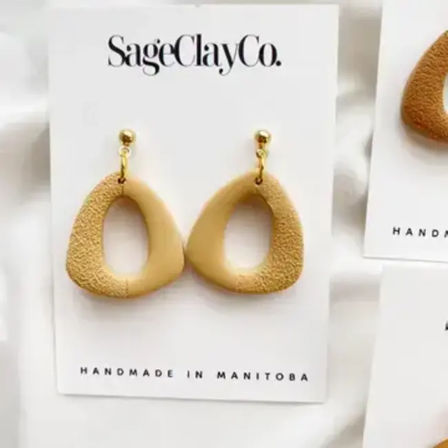 SageClayCo Miley Earrings - Sugar