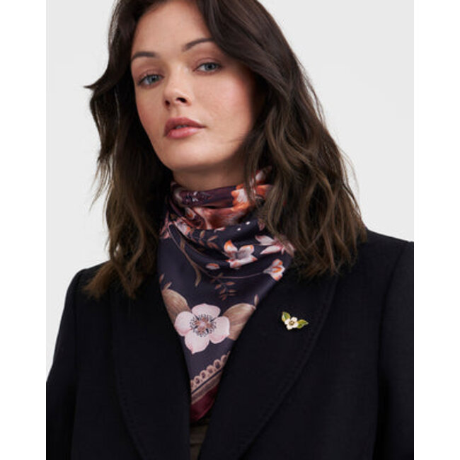 Fable England Poppy Anemone Enamel Brooch