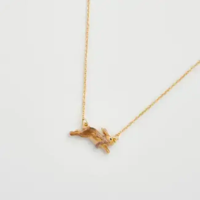 Fable England Fable Cozy Bunny Necklace