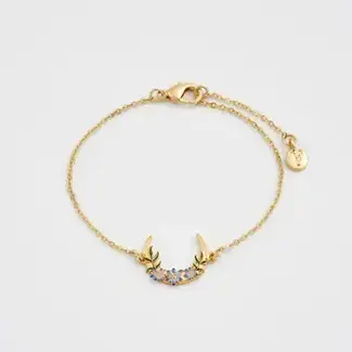 Fable England Nightshade Moon Gold Chain Bracelet