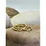 Heart + Lotus Mind Body Spirit Ring Set in Gold