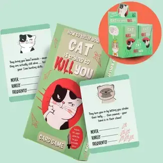 Boxer Gifts Is Your Cat Trying to Kill You Card Game