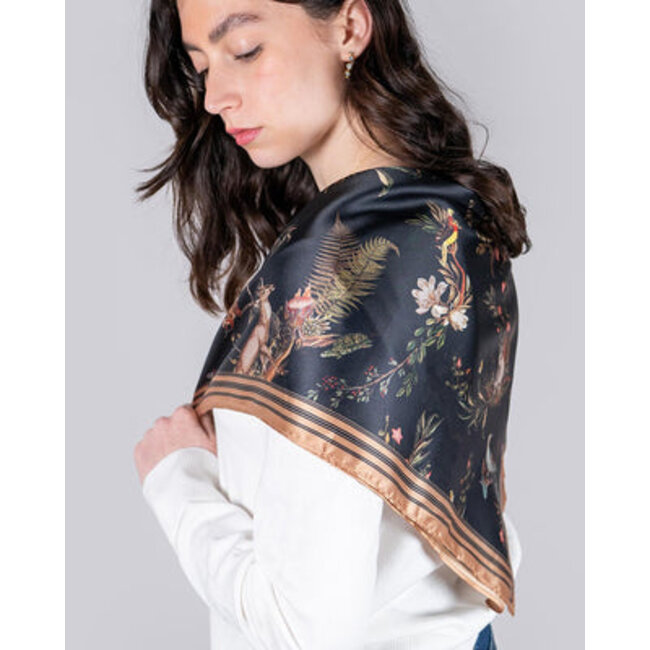 Fable England Wonderland Toile Square Scarf