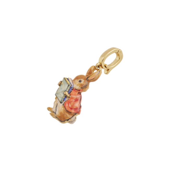 Fable England Peter Rabbit Cotton-tail Book Charm Toggle Necklace