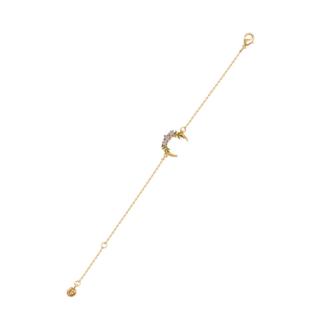 Fable England Nightshade Moon Gold Chain Bracelet