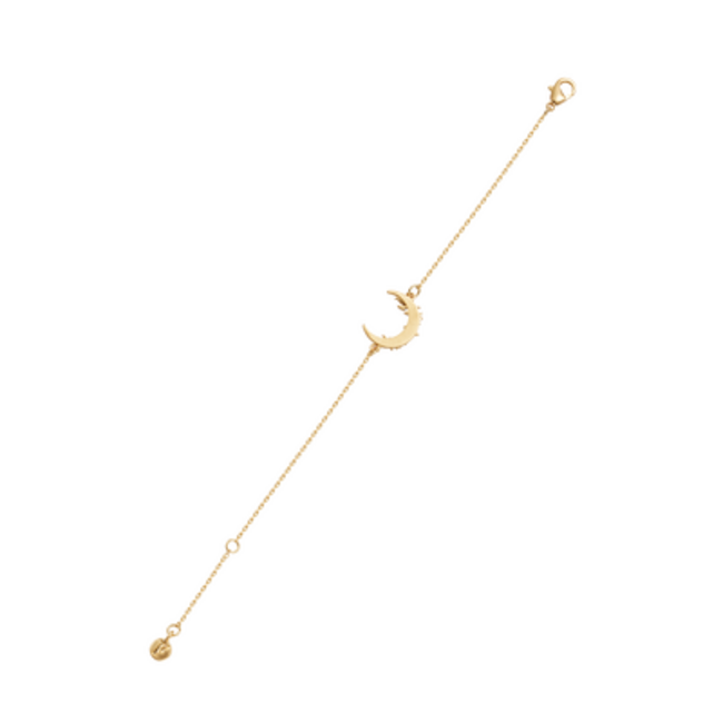 Fable England Nightshade Moon Gold Chain Bracelet