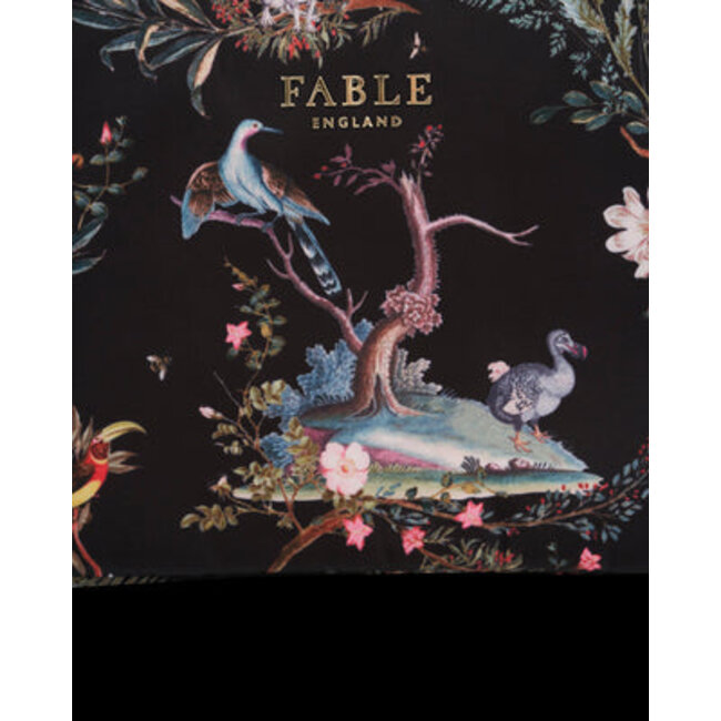 Fable England Wonderland Black Travel Pouch