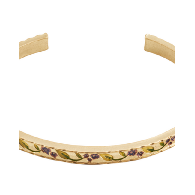 Fable England Blackberry Bramble Gold Bangle