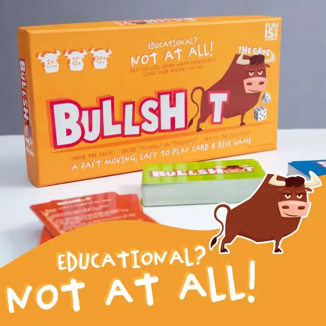 Boxer Gifts Bullshit Game - A Game of Bluffs - Funny Adult Party
