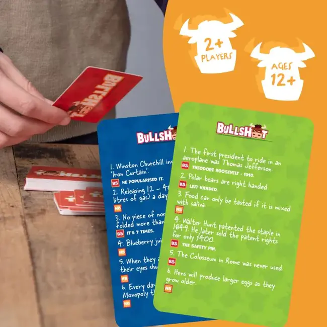 Boxer Gifts Bullshit Game - A Game of Bluffs - Funny Adult Party