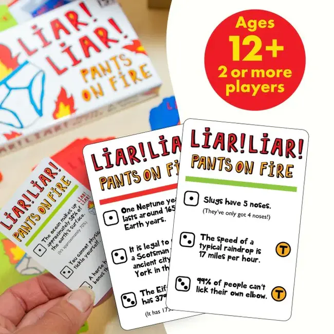 Boxer Gifts Liar Liar Pants On Fire Game - Fun Kids  & Family