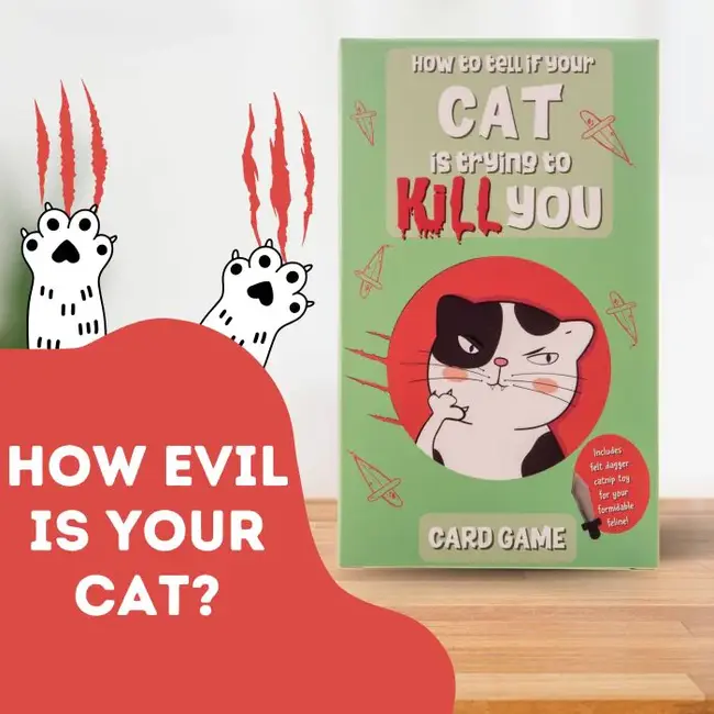 Boxer Gifts Is Your Cat Trying to Kill You Card Game
