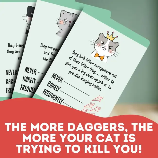 Boxer Gifts Is Your Cat Trying to Kill You Card Game