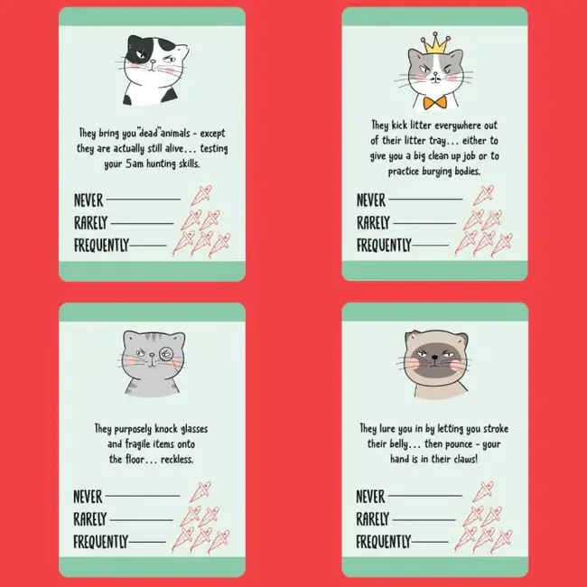 Boxer Gifts Is Your Cat Trying to Kill You Card Game