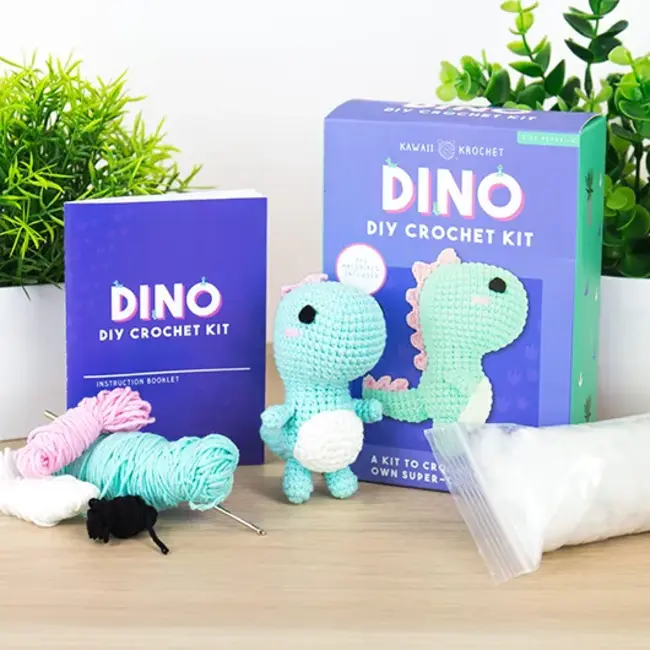 Dino DIY Crochet Kit
