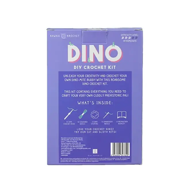 Dino DIY Crochet Kit