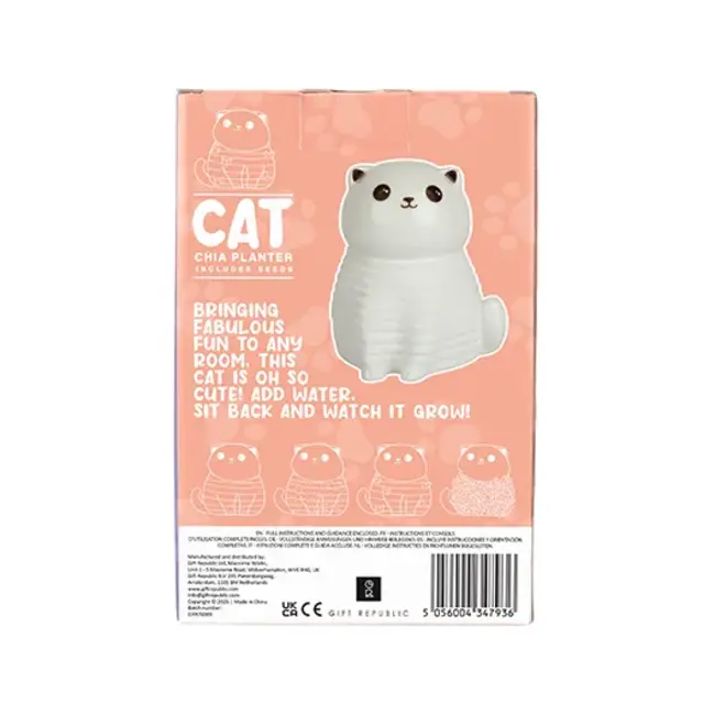 Cat Chia Planter