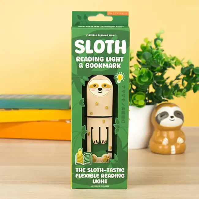 Sloth Reading Light and Bookmark