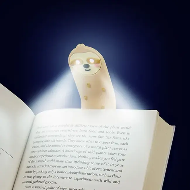 Sloth Reading Light and Bookmark