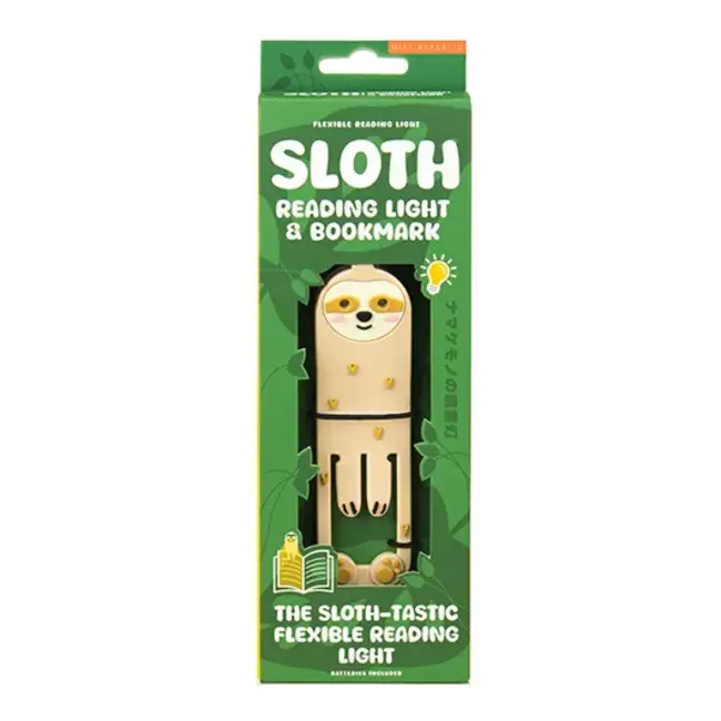 Sloth Reading Light and Bookmark