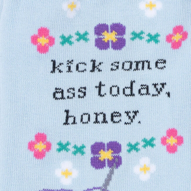 Sock it to me Ladies Socks - Kick Some Ass Today